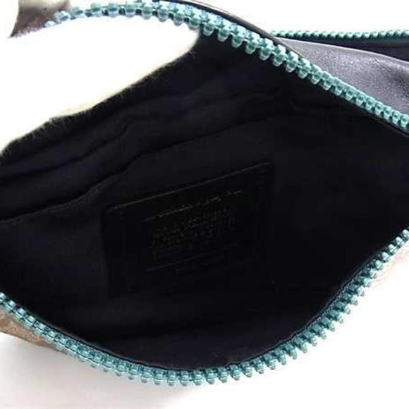 COACH GUANG YU Collaboration Signature Waist Bag 2525 in Brown and Black Leat...